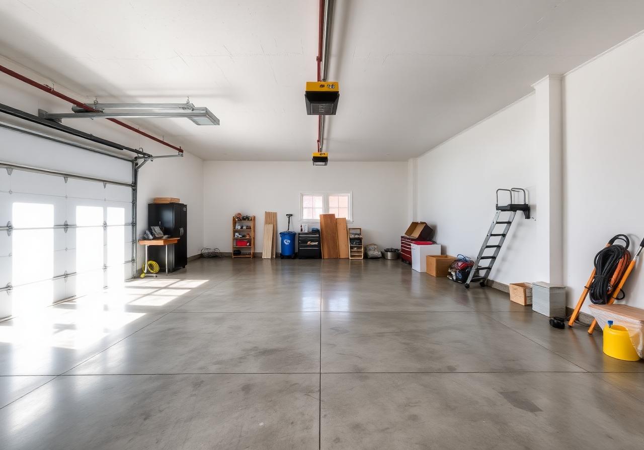 Spotless garage after AJ Solutionz junk removal