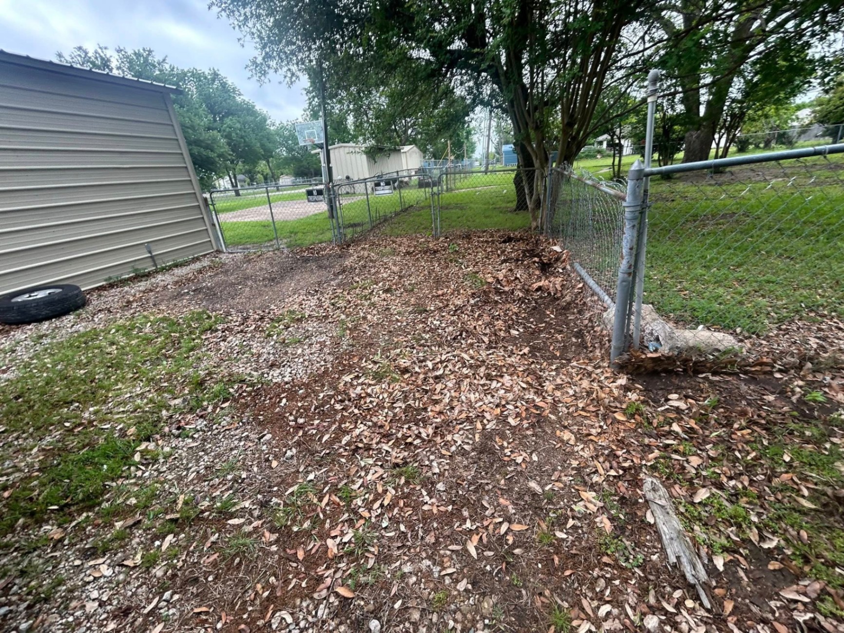 Same property completely cleared and clean after AJ Solutionz junk removal